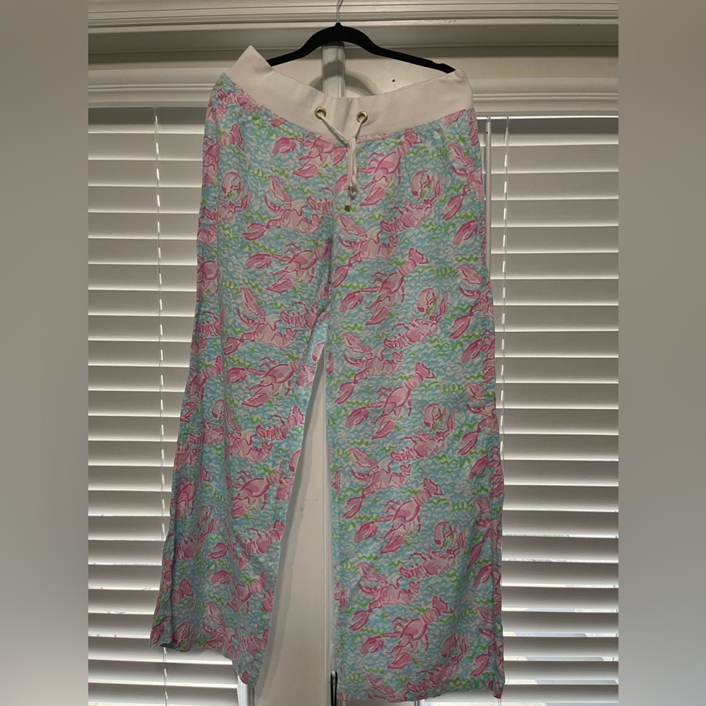Lilly Pulitzer linen palazzo pants